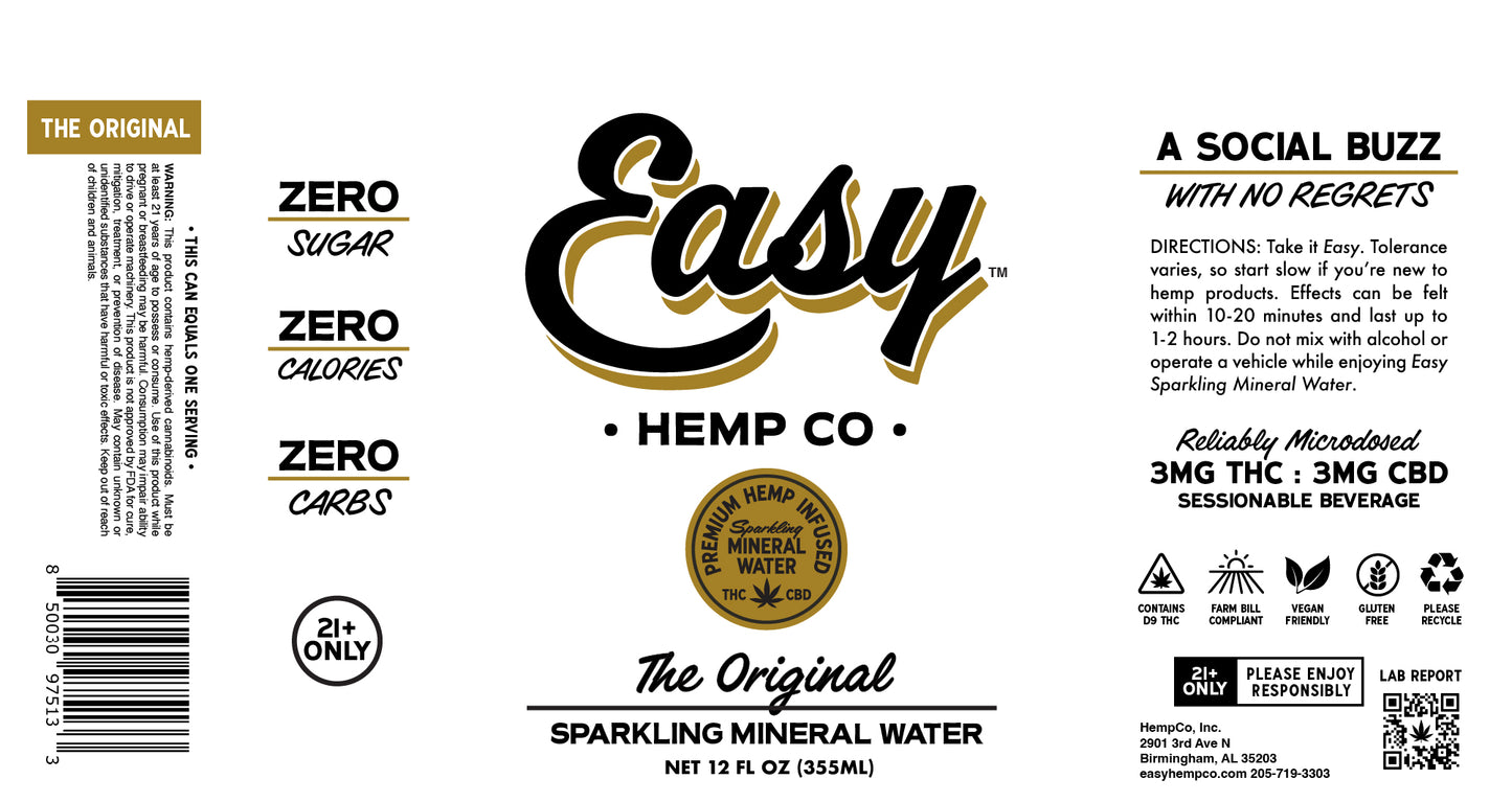 Original Unflavored Mineral Water Case of 24-Wholesale-to-Retail